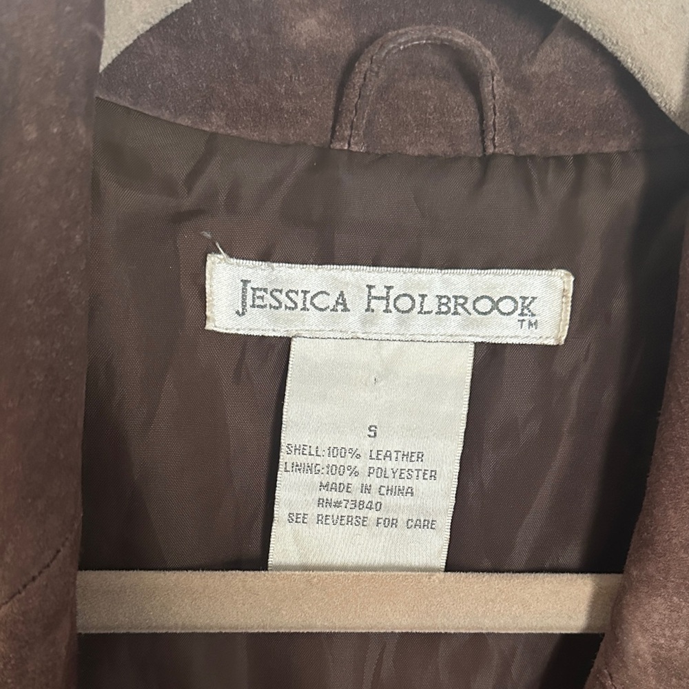 Classic Men's Brown Suede Jacket - Unbranded - Picture 3 of 3